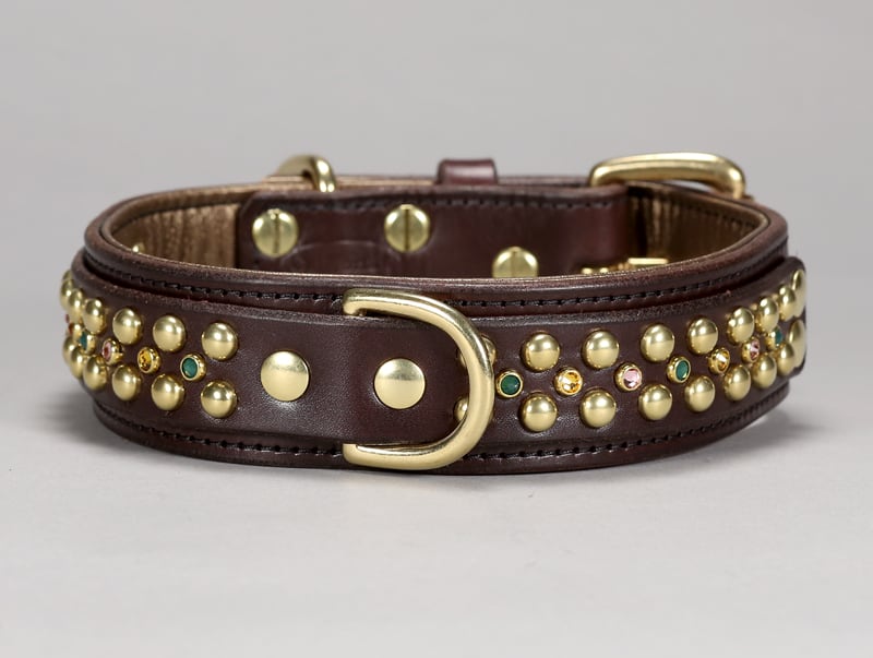 1.5&quot; HOLLYWOOD - leather dog collar | CALIFORNIA COLLAR CO.