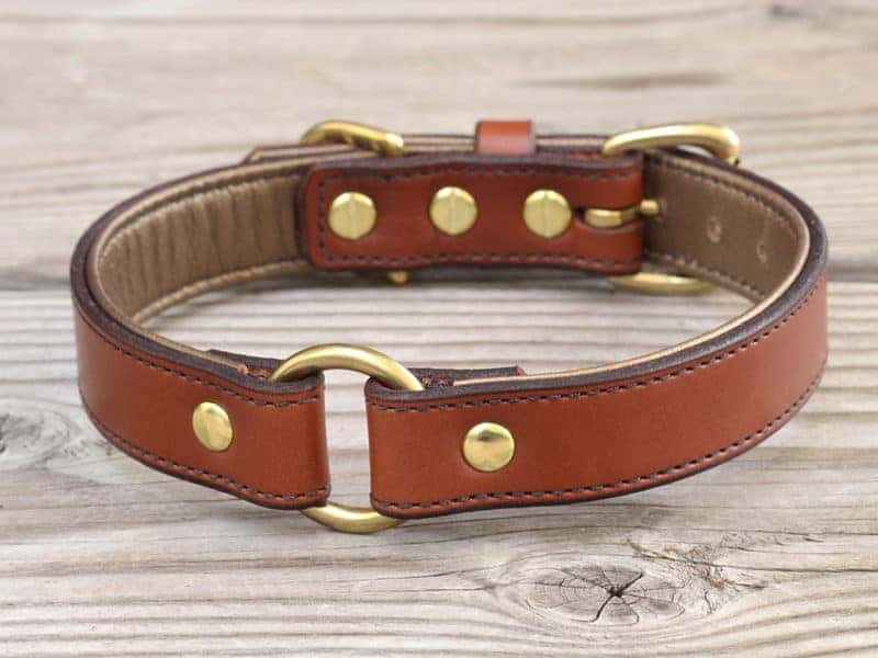 ORING leather dog collar CALIFORNIA COLLAR CO.