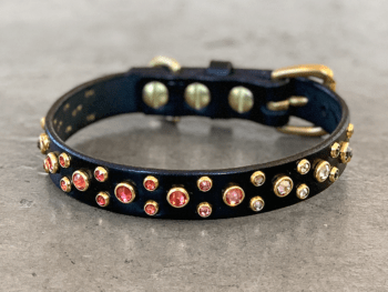 3/4" OMBRÉ COLLAR : pink + grey