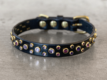 3/4" OMBRÉ COLLAR : purple