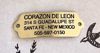ENGRAVED NAMEPLATE - LARGE